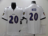 Nike Ravens 20 Ed Reed White Vapor Untouchable Limited Jersey,baseball caps,new era cap wholesale,wholesale hats